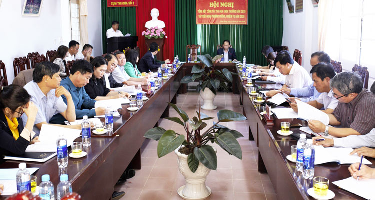 Cụm thi đua số 2 tổng kết công tác thi đua, khen thưởng