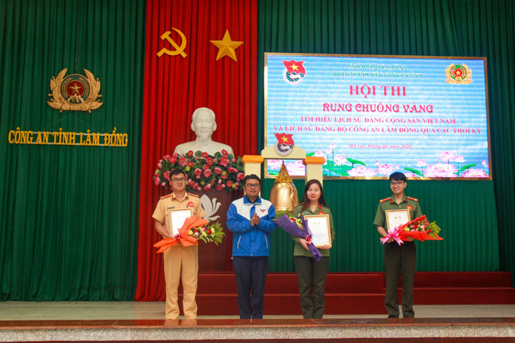 Đoàn Thanh niên Công an tỉnh thi tìm hiểu lịch sử Đảng