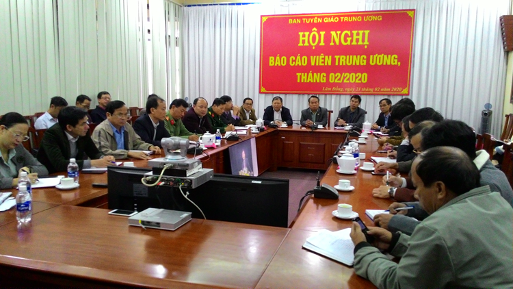 Hội nghị Báo cáo viên Trung ương tháng 02/2020