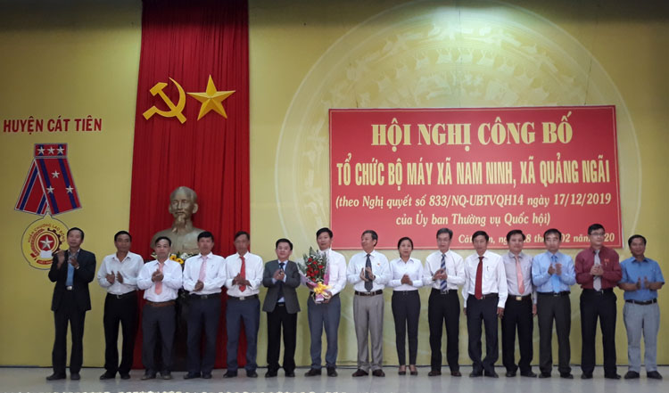 Cát Tiên: Các xã mới sáp nhập chính thức đi vào hoạt động từ ngày 1/3/2020