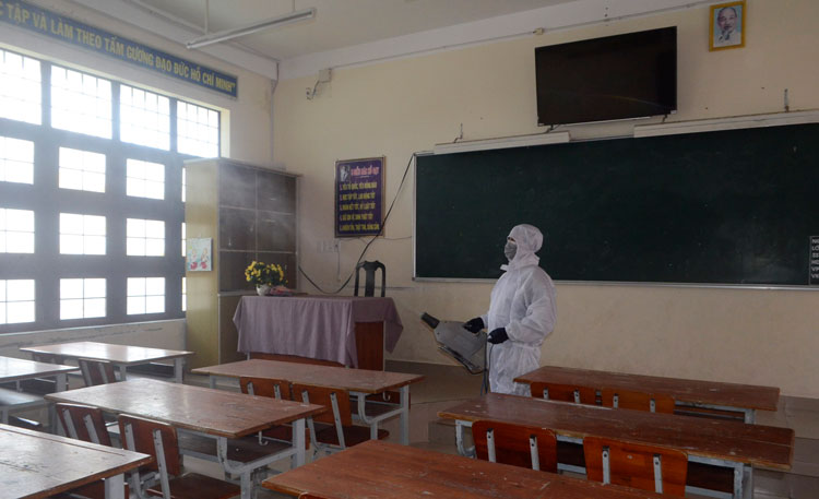 Chuẩn bị các điều kiện cần thiết để đón học sinh đi học trở lại