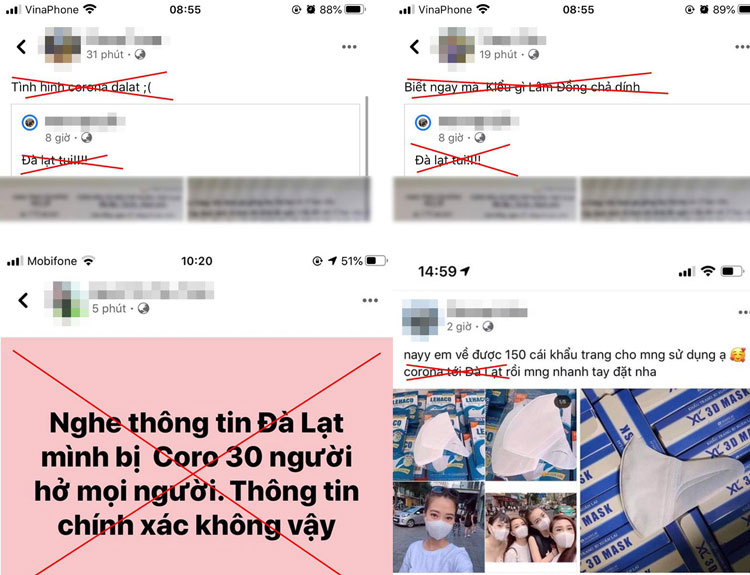Nhắc nhở 3 học sinh đưa tin thất thiệt về dịch bệnh Covid-19