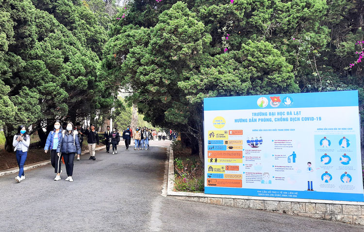 Trường Đại học Đà Lạt tích cực phòng dịch COVID-19