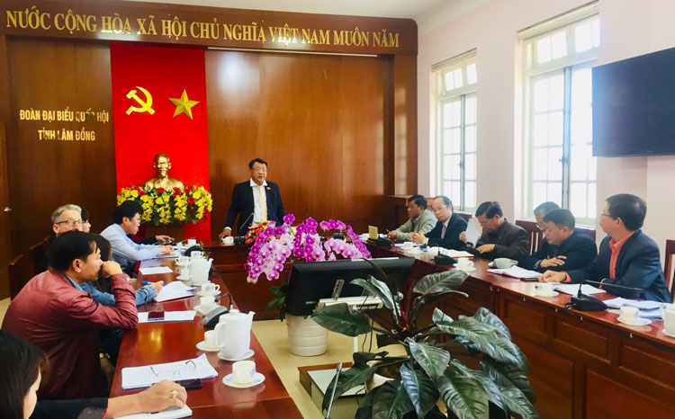 Đoàn ĐBQH đơn vị tỉnh Lâm Đồng giám sát việc thực hiện Hiệp định thương mại do (FTA)