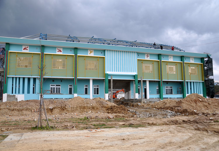 Khu liên hợp thể thao Đơn Dương trên đường hình thành