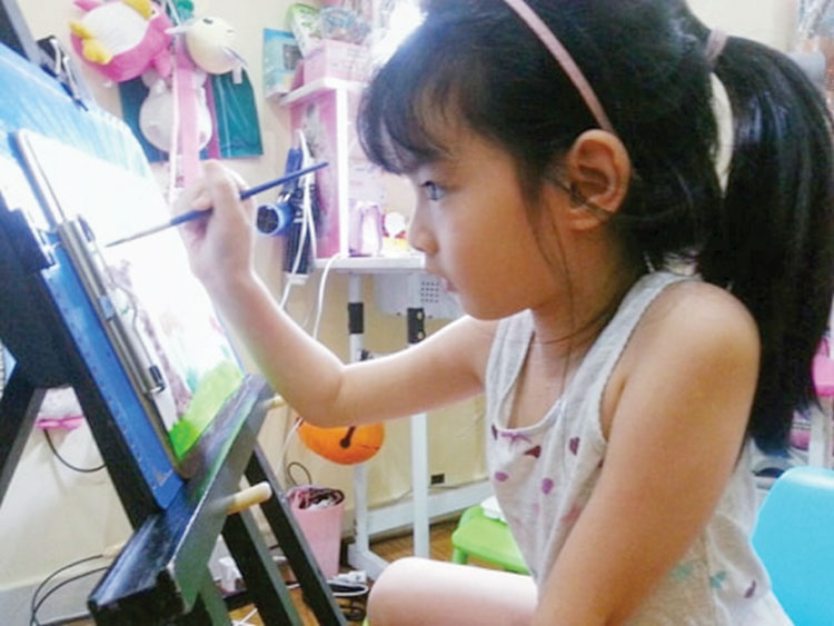 Từ trò chơi viết thư của trẻ