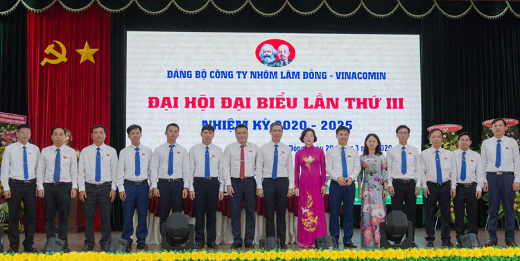 Ban Chấp hành Đảng bộ Công ty Nhôm Lâm Đồng khóa III ra mắt