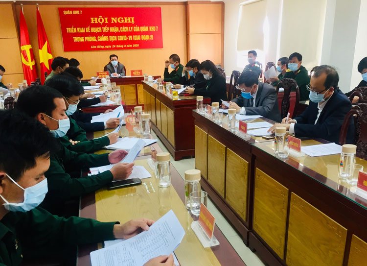 Quân khu 7 sẵn sàng chống dịch COVID-19 giai đoạn 2 ở cấp độ cao nhất