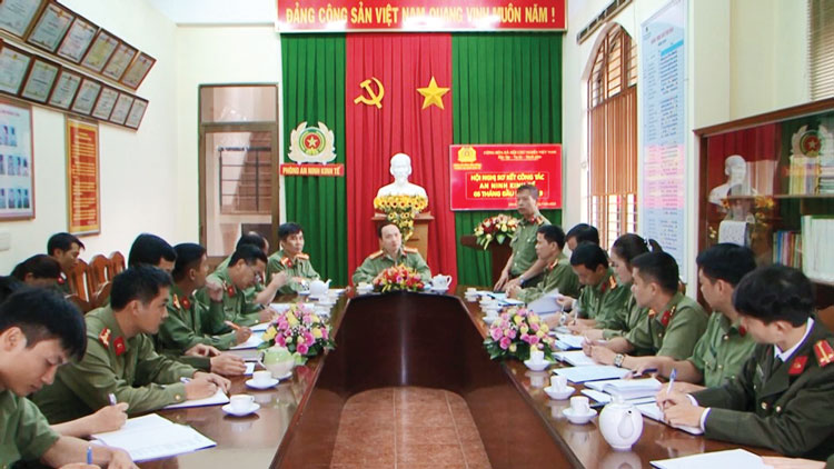 Phòng An ninh Kinh tế Công an tỉnh triển khai nhiệm vụ công tác. 