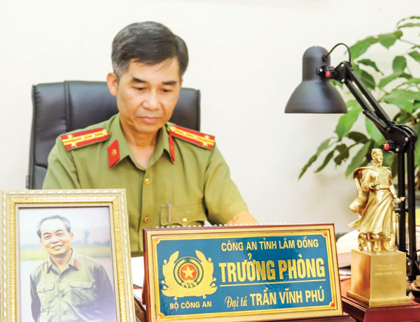 Người cán bộ công an mẫu mực