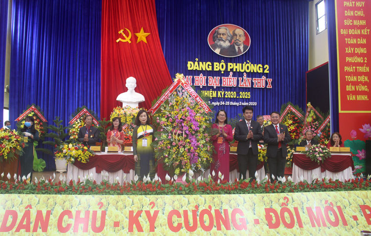Đại hội đại biểu Đảng bộ Phường 2 lần thứ X, nhiệm kỳ 2020 – 2025
