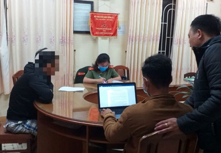 Làm việc với Công an Đà Lạt, anh T. thừa nhận đưa không chính xác khiến nhiều người hoang mang