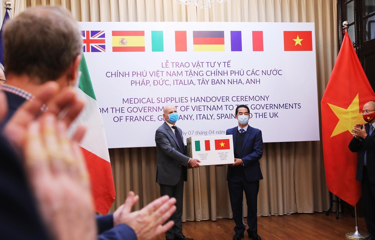 Italy cảm ơn Việt Nam hỗ trợ ứng phó với đại dịch COVID-19
