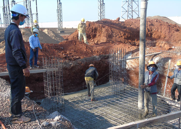 Thi công nâng công suất Trạm biến áp 500 kV Di Linh