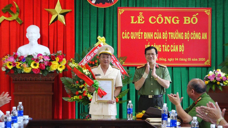 Công an tỉnh Lâm Đồng triển khai các quyết định của Bộ Công an về công tác cán bộ