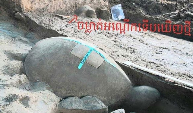 Trên mai rùa không chạm khắc hoa văn đặc trưng.