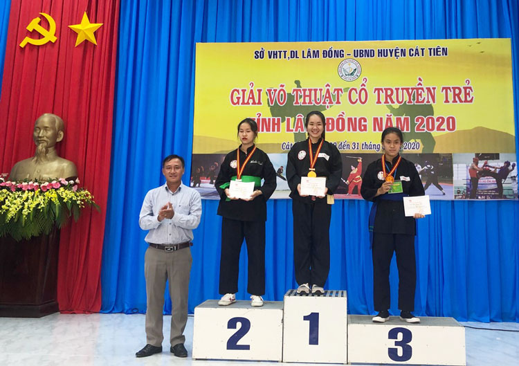 Bảo Lộc giành giải nhất toàn đoàn Giải Võ thuật cổ truyền trẻ Lâm Đồng