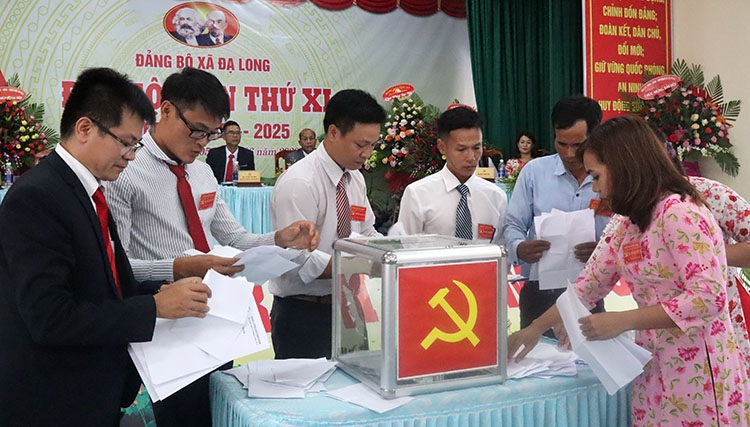 Công tác kiểm phiếu bầu tại Đại hội