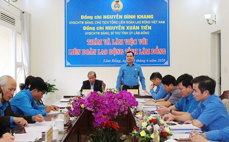 Toàn cảnh buổi làm việc