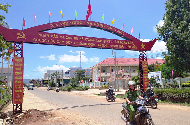 Quảng Lập trên đường cán đích nông thôn mới nâng cao