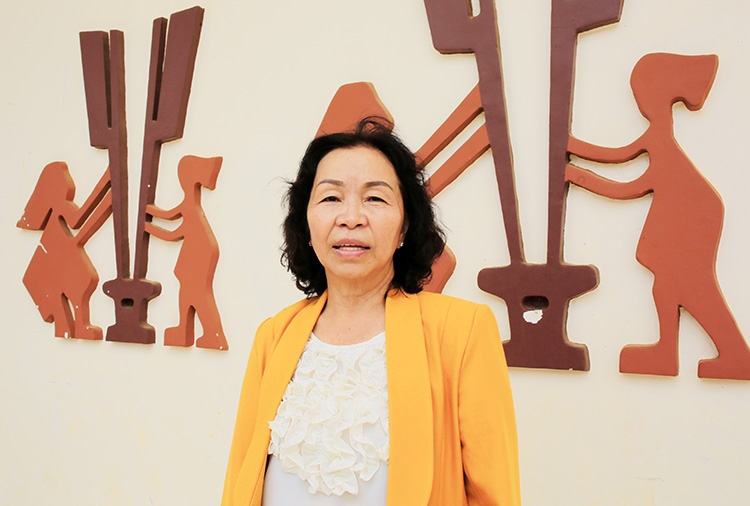 Chị Tổ trưởng nhiệt tình