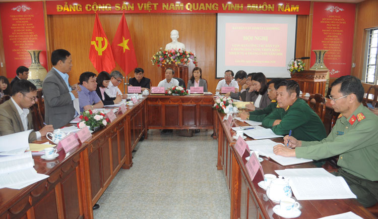 Giao ban công tác dân vận 6 tháng đầu năm 2020