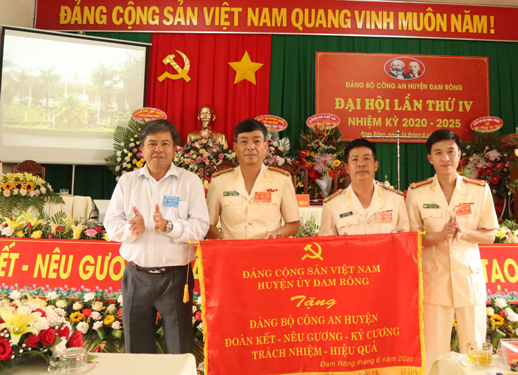 Đảng bộ Công an huyện Đam Rông tổ chức Đại hội nhiệm kỳ 2020 - 2025