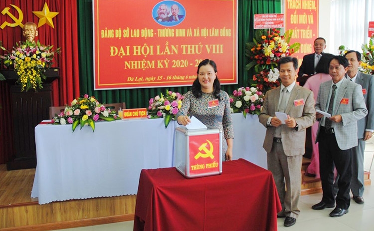 Đại hội Đảng bộ Sở Lao động - Thương binh và Xã hội tỉnh lần thứ VIII, nhiệm kỳ 2020-2025