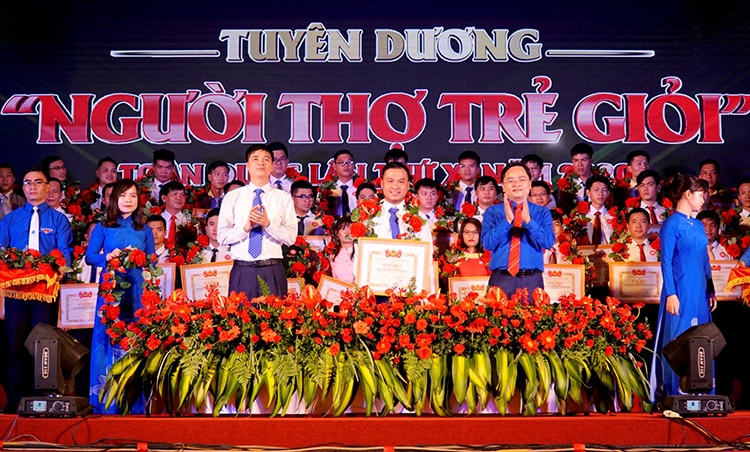 Đoàn viên Công ty Nhôm Lâm Đồng được tuyên dương Người thợ trẻ giỏi toàn quốc