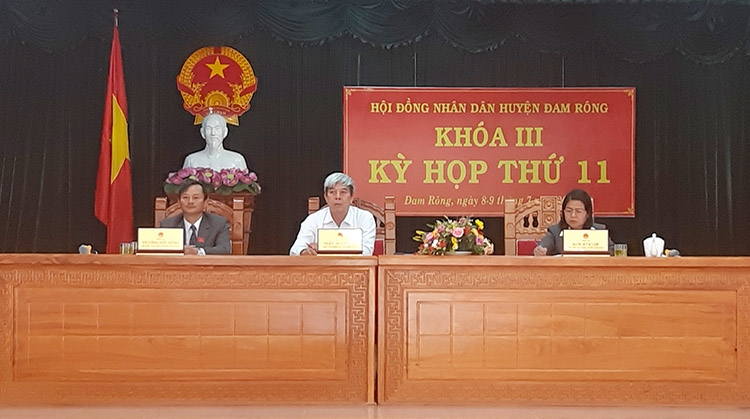 Kỳ họp thứ 11, HĐND huyện Đam Rông khóa III