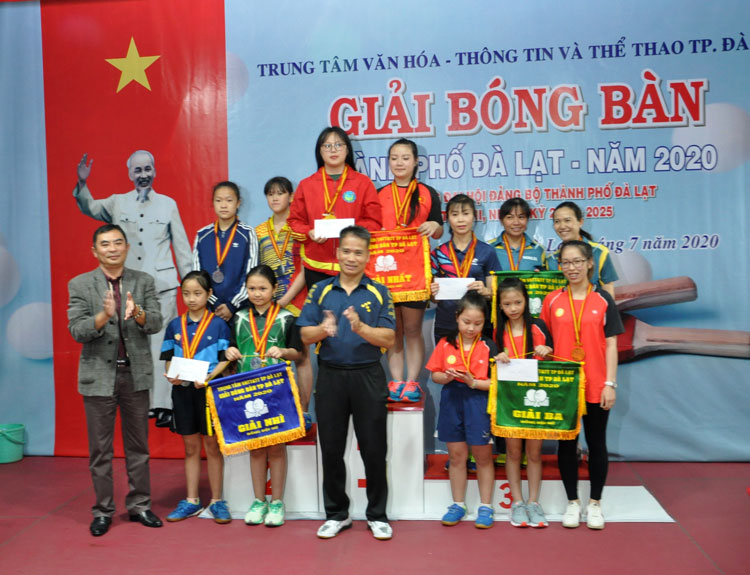 Các đội dẫn đầu giải đồng đội nữ