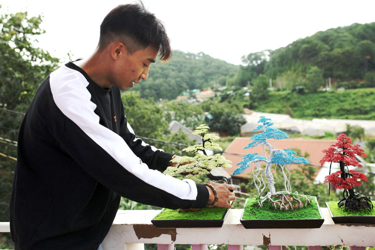 Độc đáo bonsai handmade