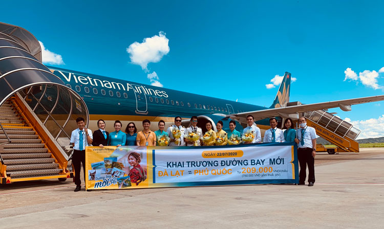 Vietnam Airlines khai trương đường bay thẳng Đà Lạt – Phú Quốc