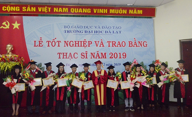 Trường Đại học Đà Lạt mở rộng các bậc đào tạo. Hiện nhà trường đang đào tạo 8 ngành Thạc sĩ