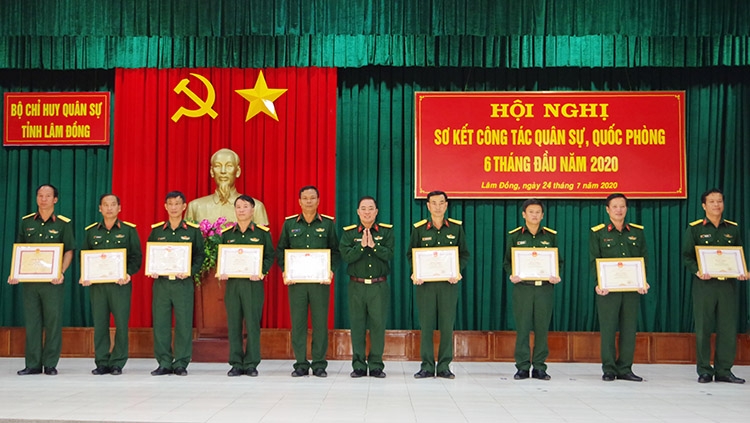 Sơ kết công tác quân sự, quốc phòng 6 tháng đầu năm 2020
