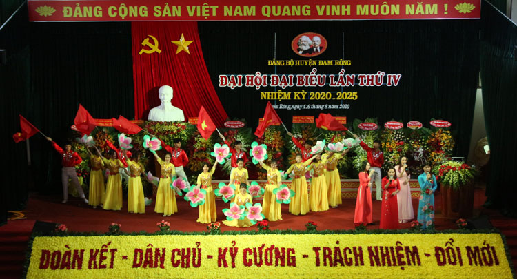 Khai mạc Đại hội đại biểu Đảng bộ huyện Đam Rông lần thứ IV, nhiệm kỳ 2020-2025