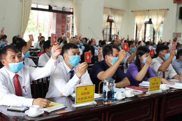 Đại hội diễn ra với tinh thần thống nhất cao