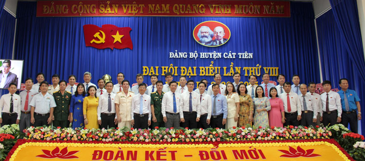 Bế mạc Đại hội đại biểu Đảng bộ huyện Cát Tiên lần thứ VIII, nhiệm kỳ 2020 - 2025