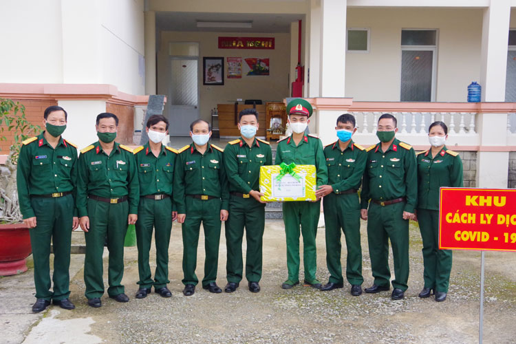 Bộ CHQS tỉnh kiểm tra công tác phòng, chống dịch COVID-19 tại các đơn vị
