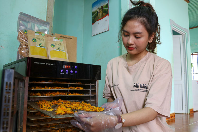 Bột bí OCOP của cô gái 9X