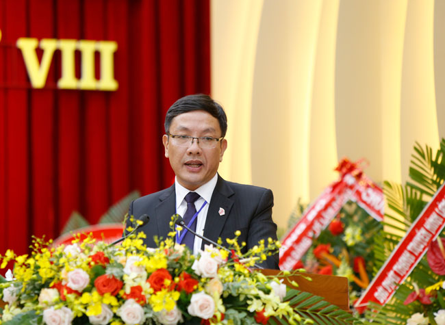 Đại diện Đảng bộ Sở Công Thương tham luận với nội dung: “Một số kinh nghiệm và kết quả lãnh đạo của Đảng ủy trong công tác cải cách hành chính”