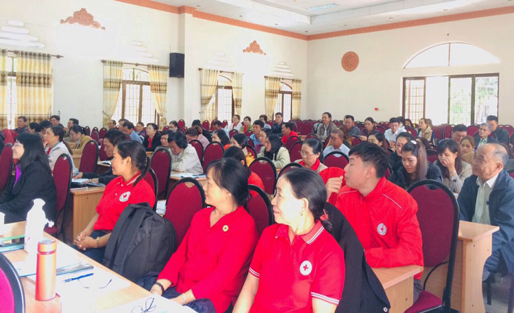 Bồi dưỡng nghiệp vụ công tác Hội và phong trào Chữ thập đỏ