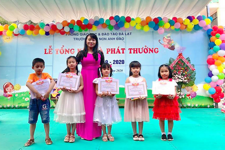 Mầm non Anh Đào xây dựng môi trường giáo dục thân thiện cho trẻ