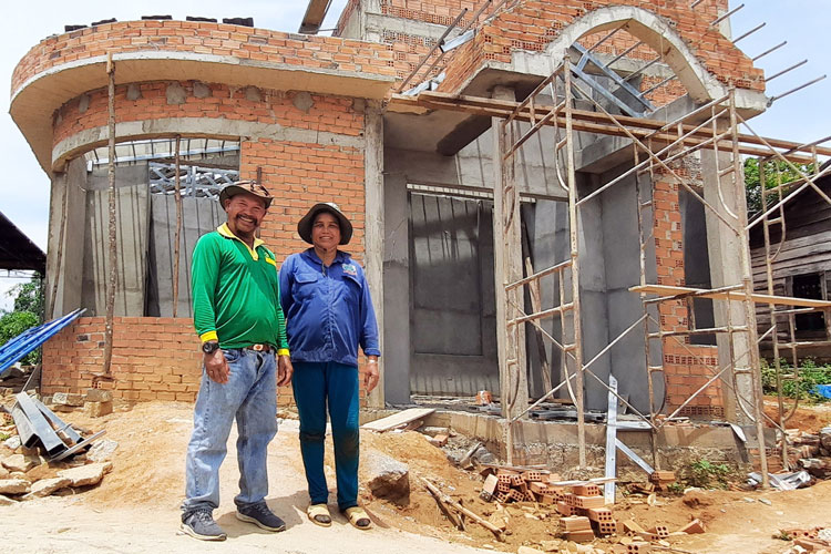 Ngôi nhà mới sắp hoàn thành