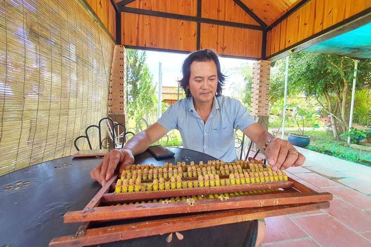 Ông Lê Quốc Thái - một trong những người thành công khi kết hợp du lịch với nông nghiệp ở Đức Trọng