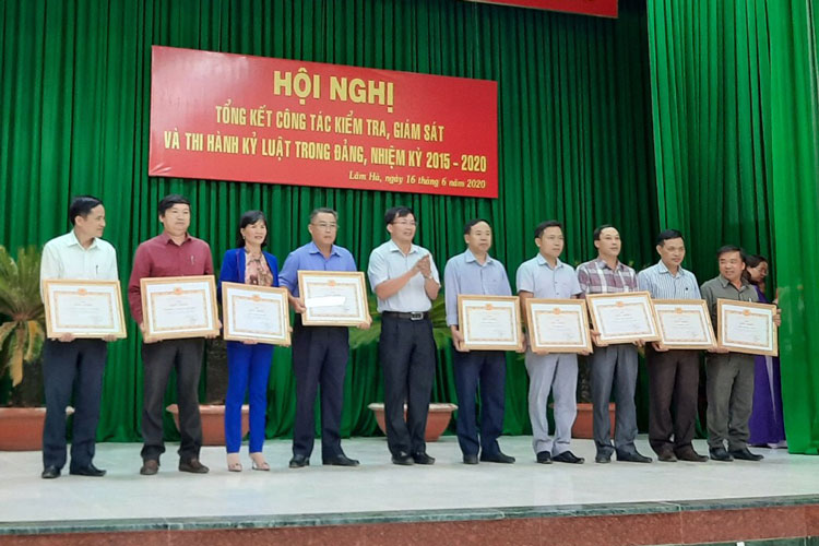 Tăng cường kiểm tra, giám sát trong Đảng ở Lâm Hà