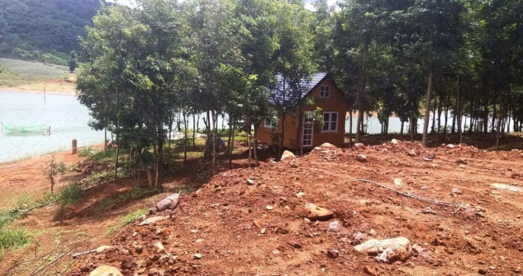 San gạt lấn hành lang hồ Thủy điện Đam B'ri, 1 cá nhân bị xử phạt 20 triệu đồng
