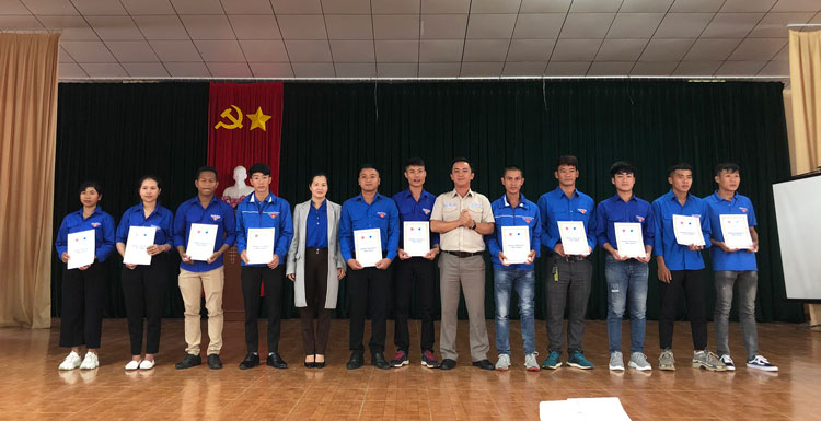 154 học viên hoàn thành lớp tập huấn cán bộ Đoàn, Hội