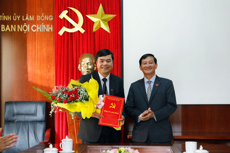 Bổ nhiệm đồng chí Đặng Đức Hiệp giữ chức vụ Trưởng Ban Nội chính Tỉnh uỷ Lâm Đồng