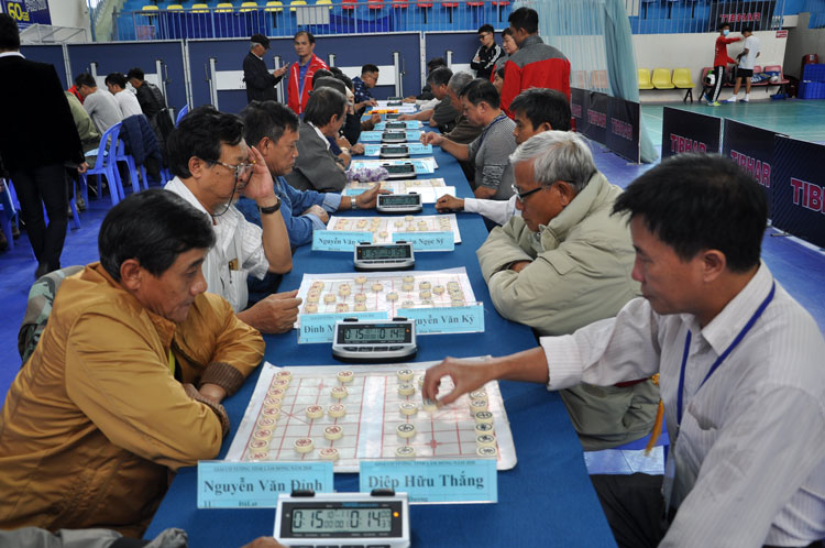 Các kỳ thủ thi đấu tại giải